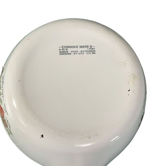 Set of 2 Vintage La Sauge 1 pint and 6.5”Corningware baking dishes Cover handles - Picture 5 of 6